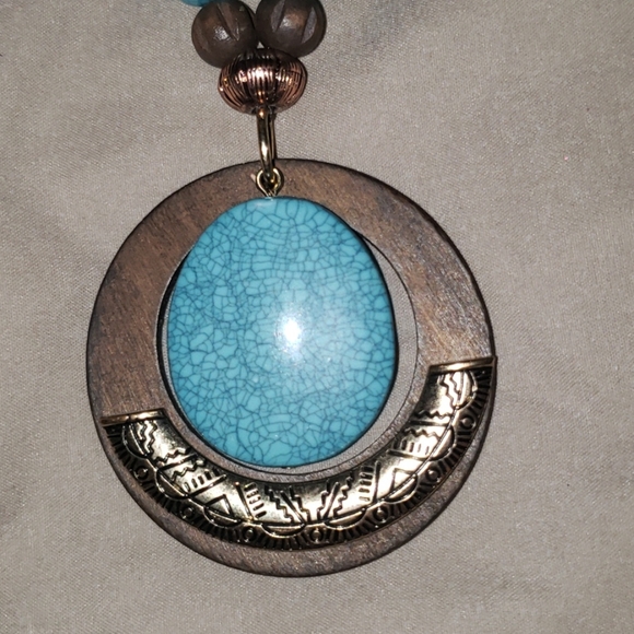 Bubblegum with Shimmering Blue Dichroic Glass Jewelry Set